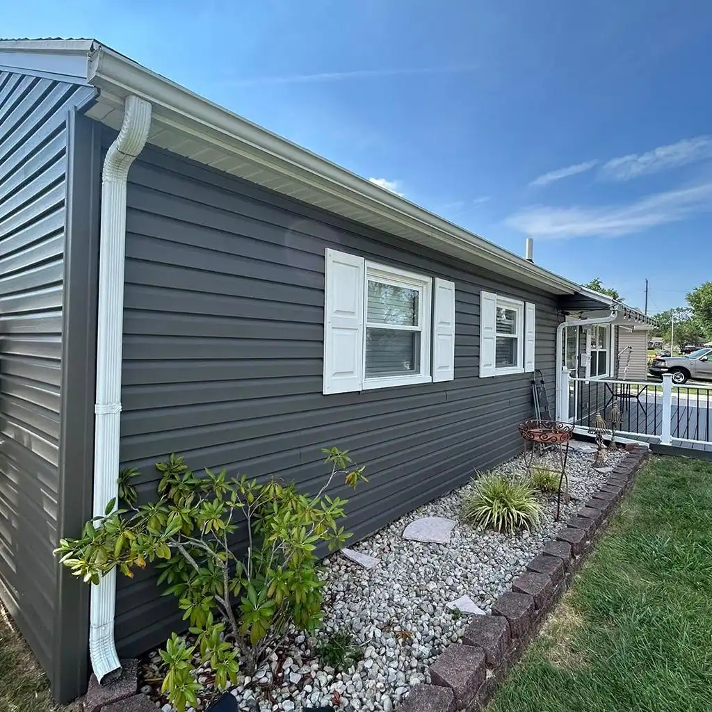 After - New siding installed